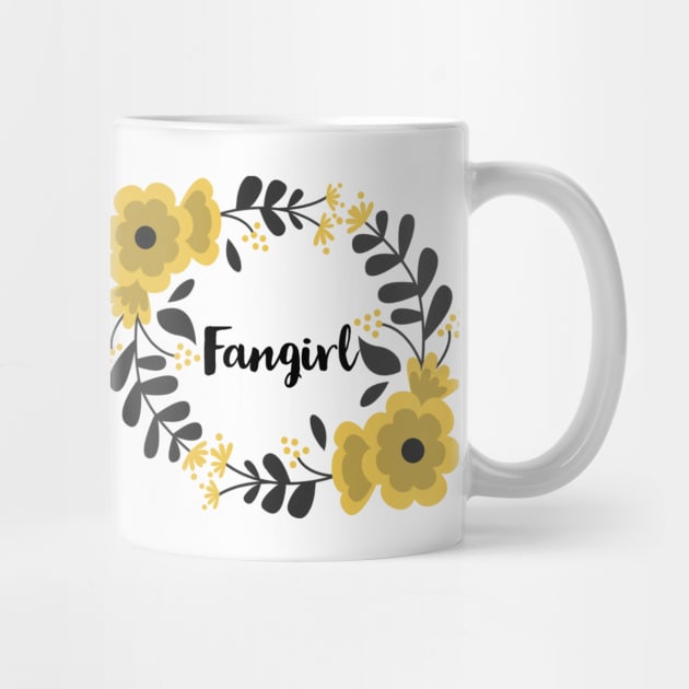 Fangirl Mug Yellow by templeofgeek